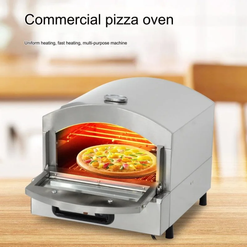 Large capacity Smokeless Toaster Pizza Oven Fast heating Double Layer Commercial Brick Gas Pizza Ovens