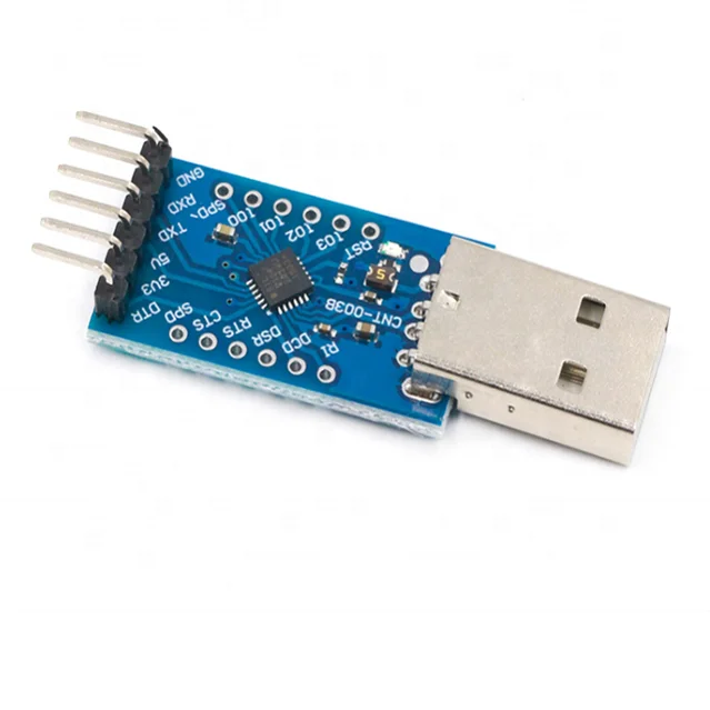 Серийный преобразователь CP2104 с USB 2,0 на TTL UART, 6-Контактный Модуль, STC PRGMR с бесплатными кабелями Dupont