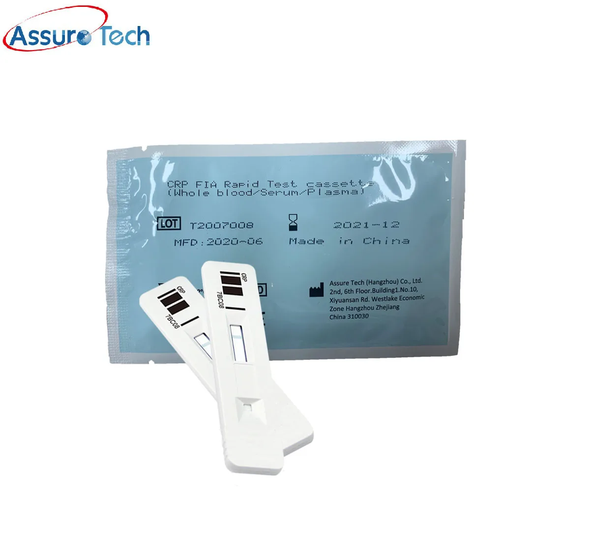  Assure CRP Medical Reagent C-reactive Protein Rapid Test Strips Device Cassettes Assay
