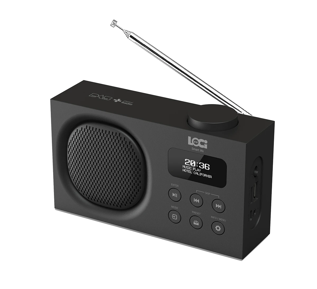 
DAB radio Alarm clocks built-in battery BT wireless speaker 