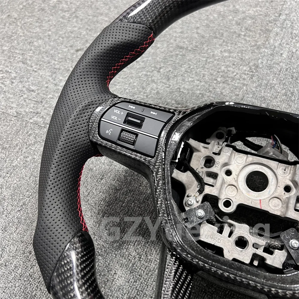 Custom Real Carbon Fibre Steering Wheel for Honda HATCHBACK Accord INSPIRE Civic 11th Generation