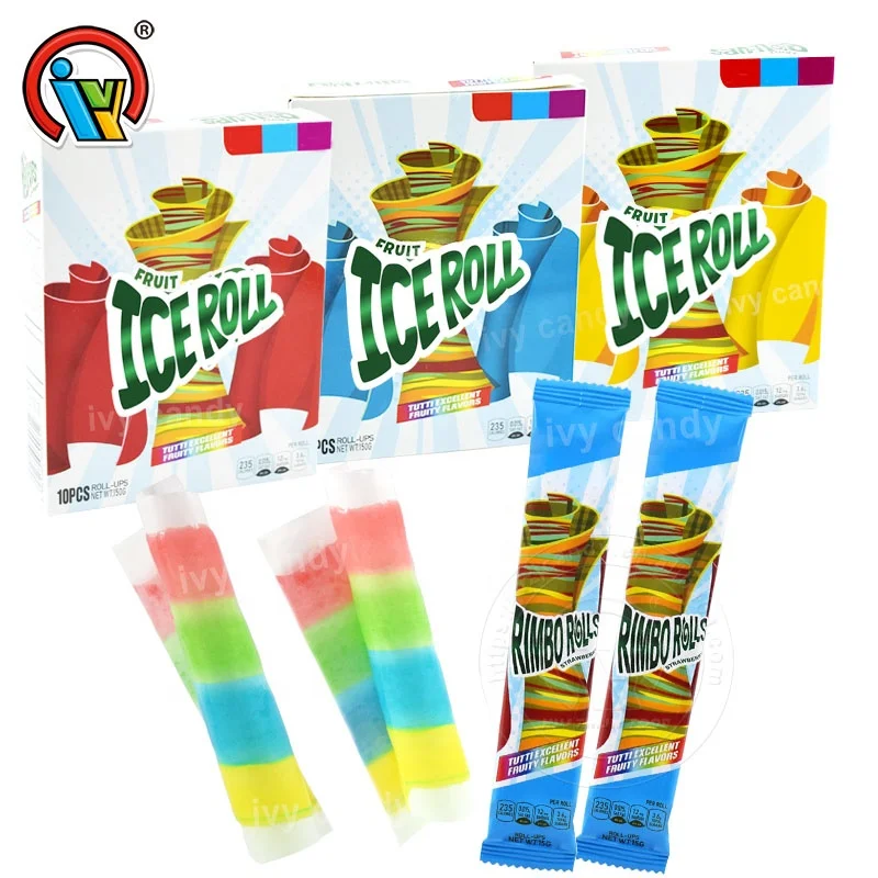 Hot selling halal OEM fruit roll ups candy gummy candy factory