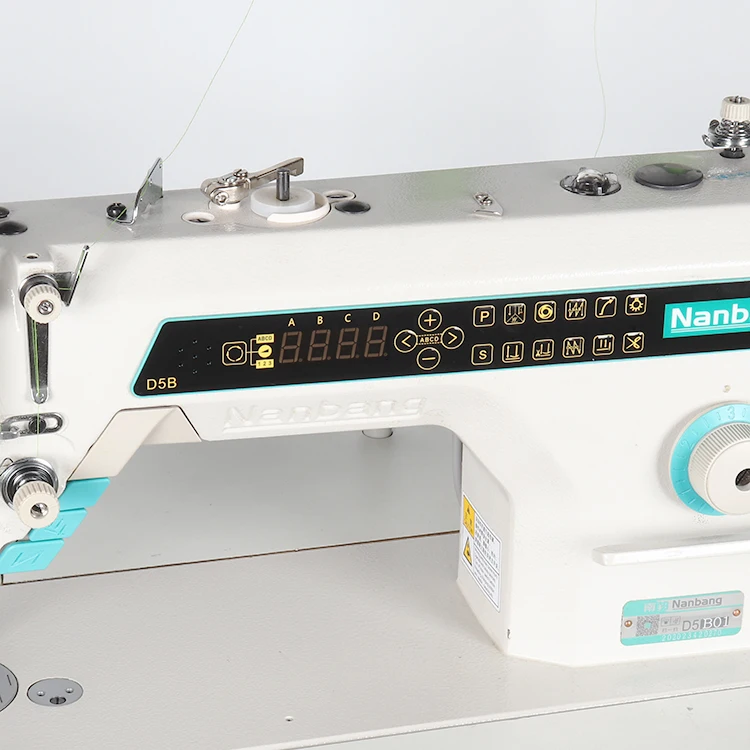Mechatronics High Speed Computerizd Lock Stitch Sewing Machine Which Thickness Adjustable