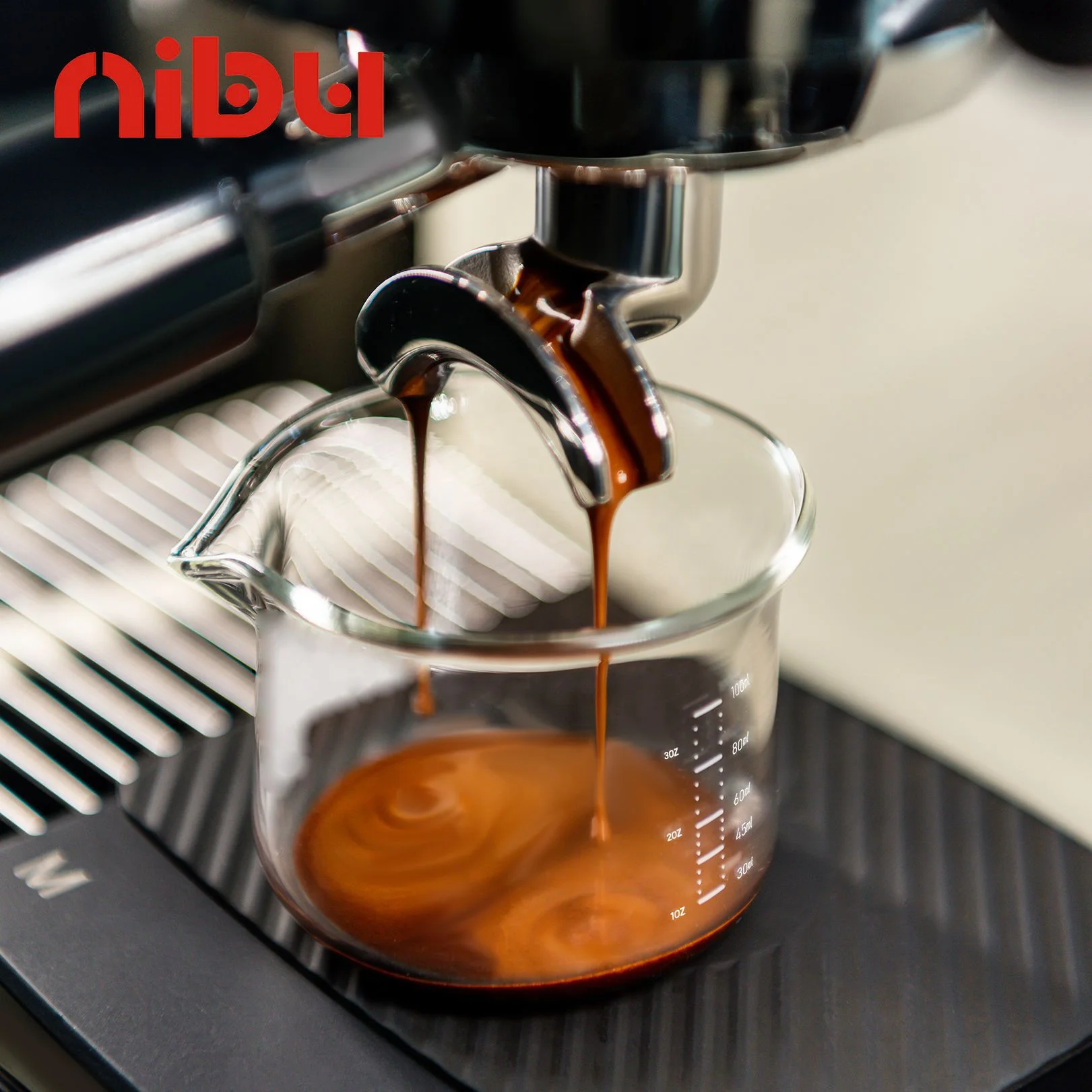 NIBU 100 мл с одним носом для эспрессо небольшая стеклянная кофейная чашка мерная молока со шкалой