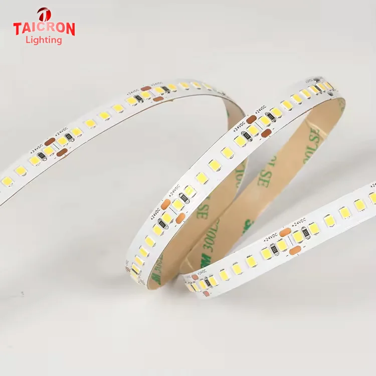 Taicron Lighting 8mm Pcb Width 156 Led Per Meter Dc 12v 12w Smd 2835 Ip68 Waterproof Led Strip Light