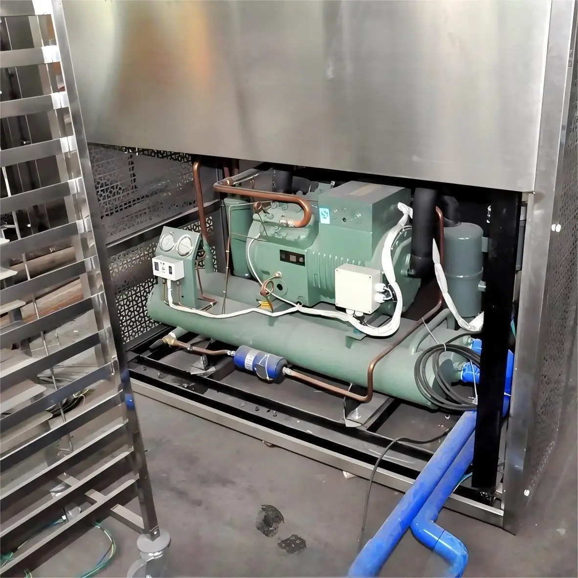 High Quality -40 Degrees Ultra Low Industrial Freezer 2-Door Deep Refrigeration Equipment Quick Contact Plate Cooling/Cool