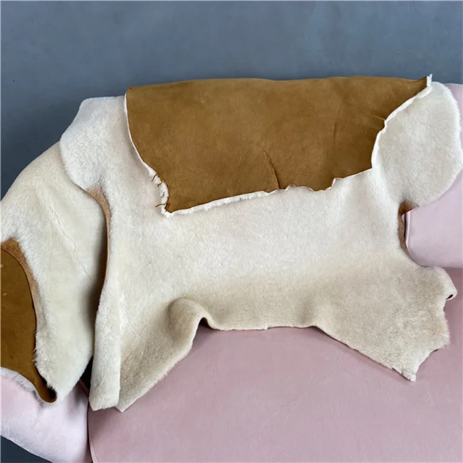 Australia Shearling Pelt Genuine Lamb Skin Fabric