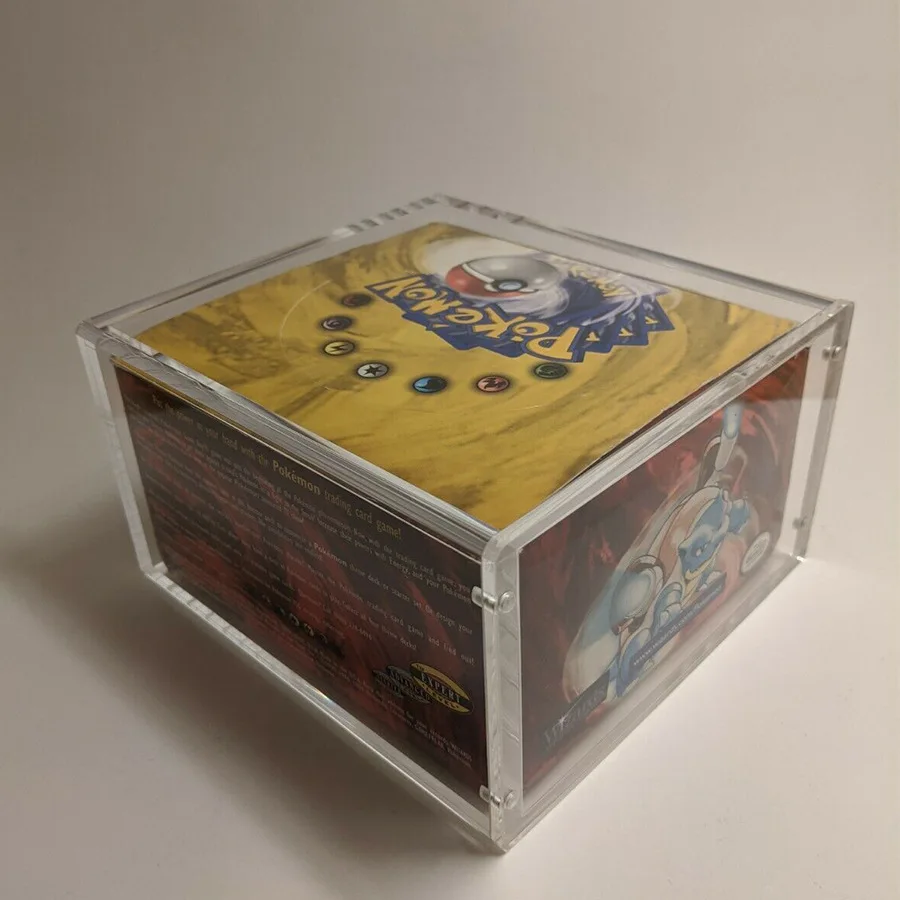 Spring Sign Factory Cheap Acrylic Display Case for Pokemon Storage