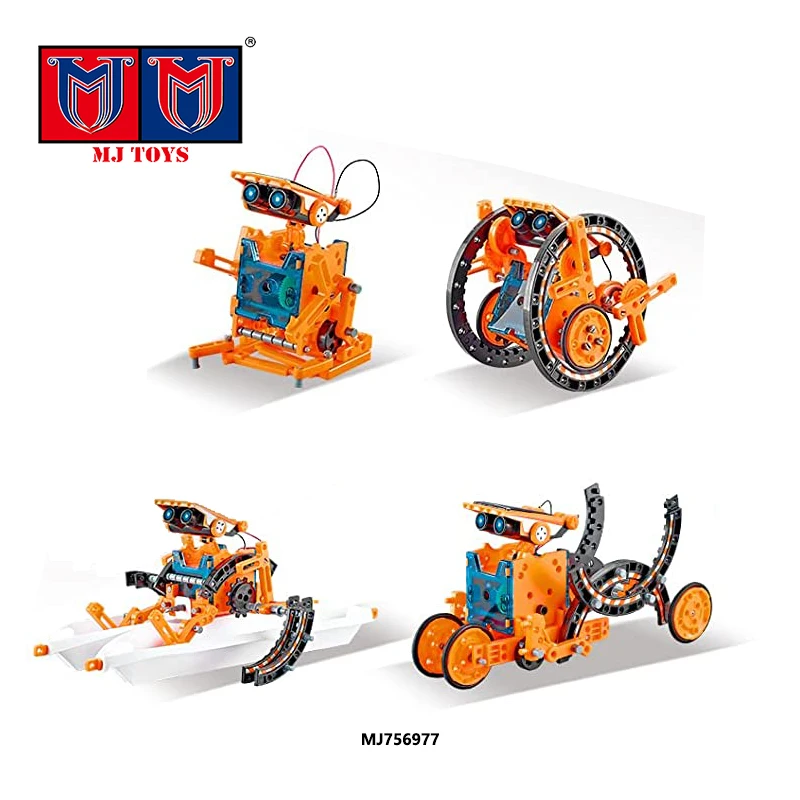 Diy Assembled 12-In-1 Self-Mounted Solar Toy Car Intelligent Stem Solar Robot Kit Toys For Kids