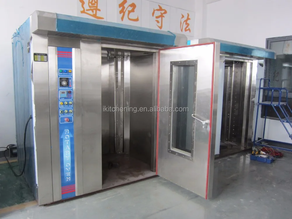 Top Rotating Convection Oven 32-Tray Gas/Electric/Diesel Rotary Oven for Professional Bakery