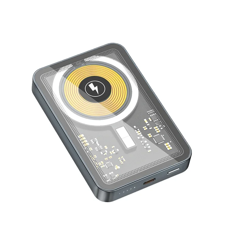 popular products 2022 trending factory OEM&ODM new arrival 5000 mah 15w magnetic wireless portable charger power bank