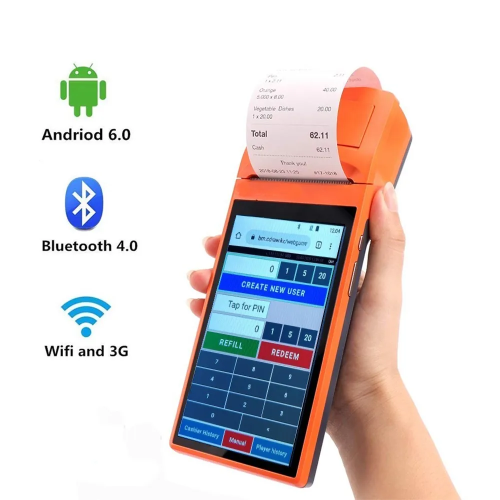 Logiciel de terminal de point de vente pour salles de jeux