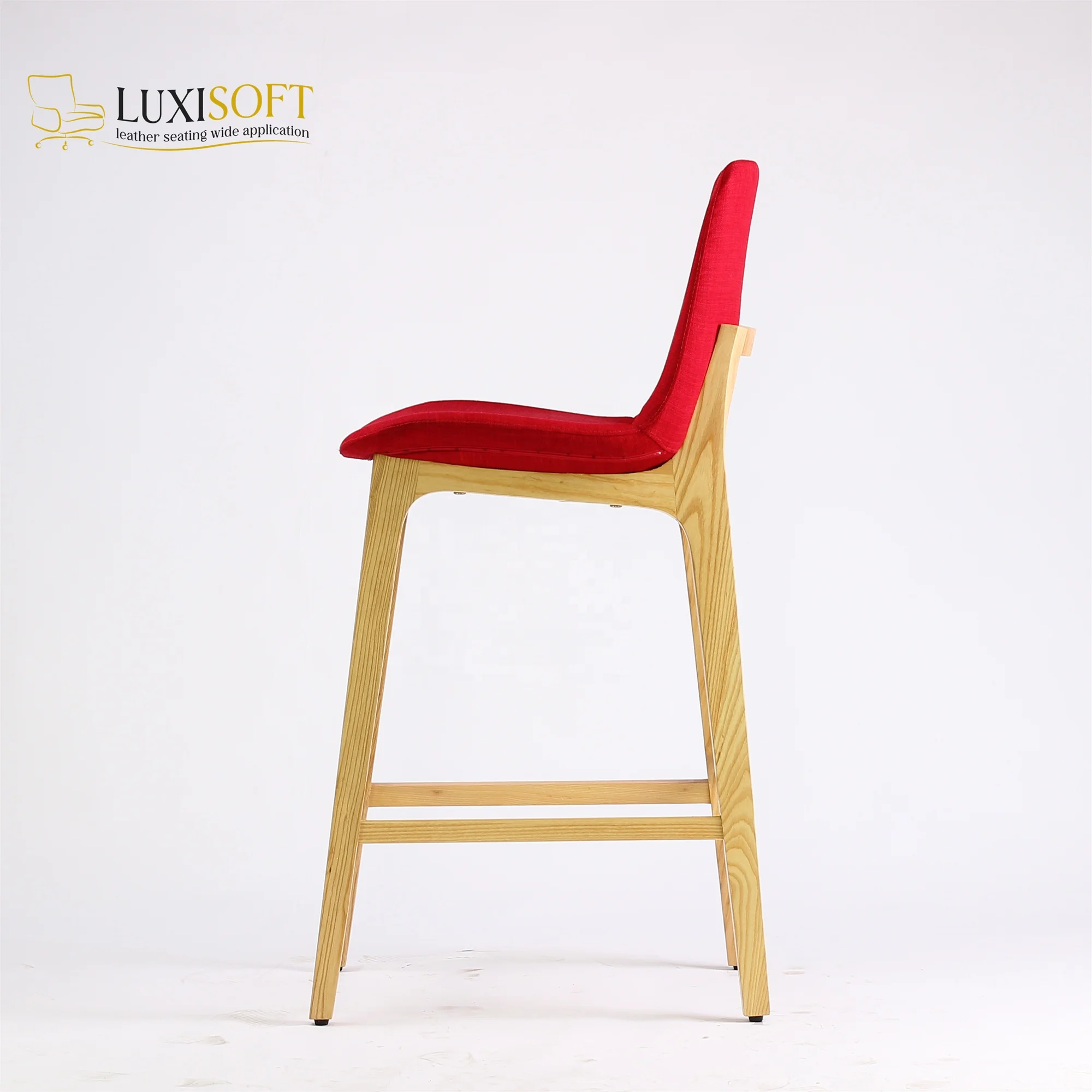 Dining Room fabric high back vintage solid wood carved office wooden wood dining bar stools chair modern for restaurant and bars