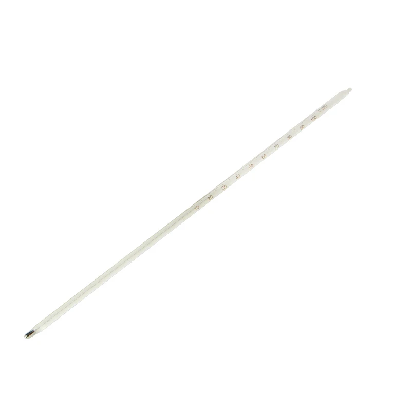 water thermometer 0-100 glass thermometer 20cm long
