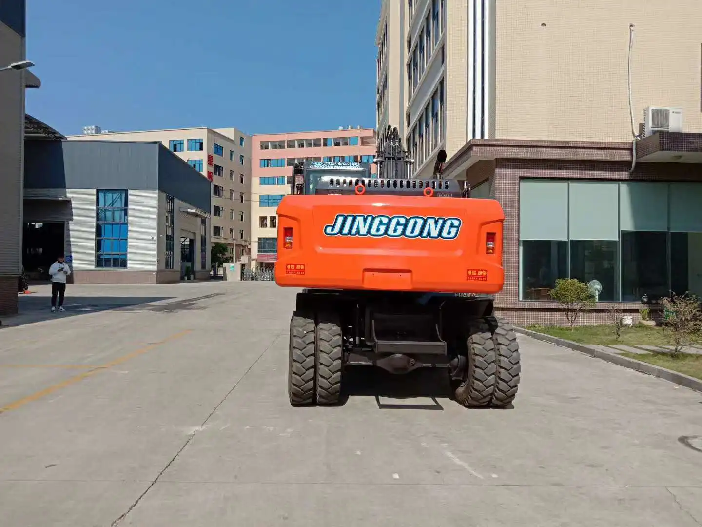 JINGGONG 150S ковшовый Экскаватор строительная машина колесный экскаватор дизельный цена