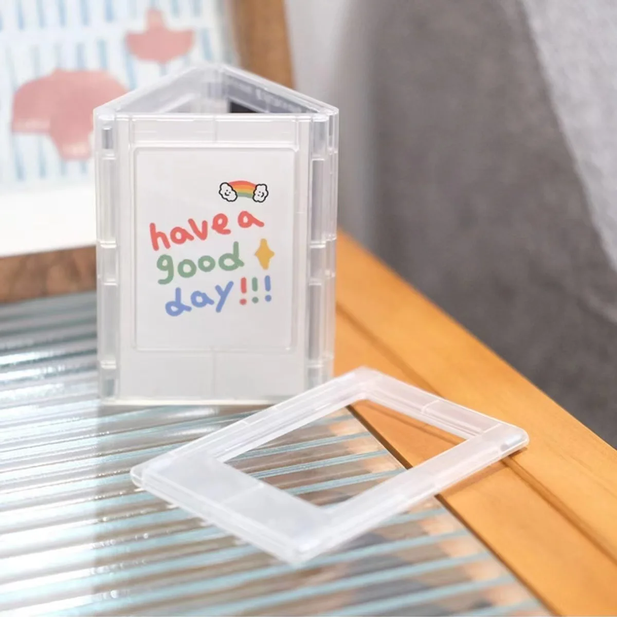 Factory Wholesale Price Trendy Custom Acrylic Photo Frame Magnetic Sticker Refrigerator Magnet