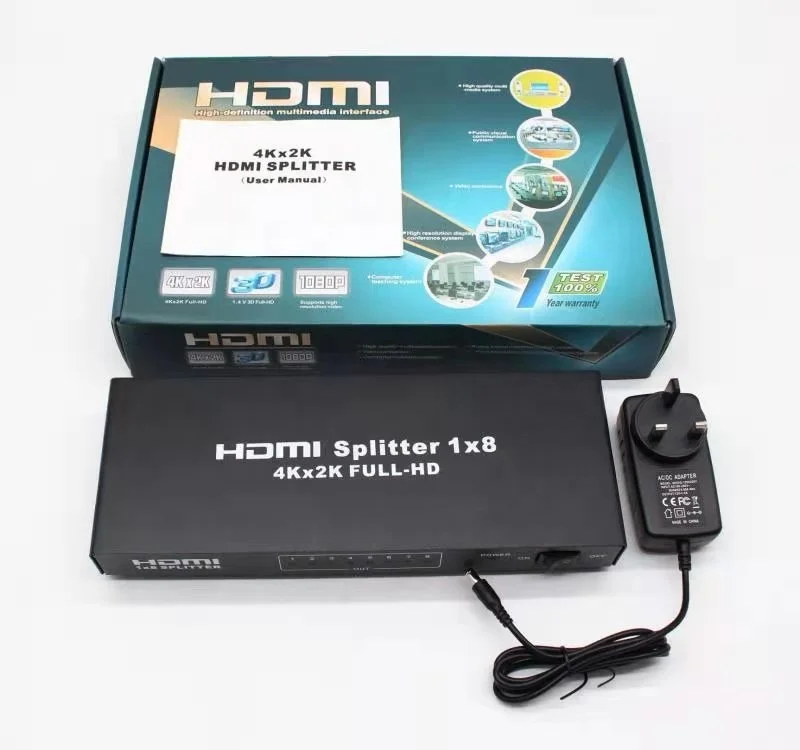3 Port HDMI Switch 4x1 4K 60Hz IR Remote Control Selector 4K Game Consoles 3 in 1 Out HDMI Splitter