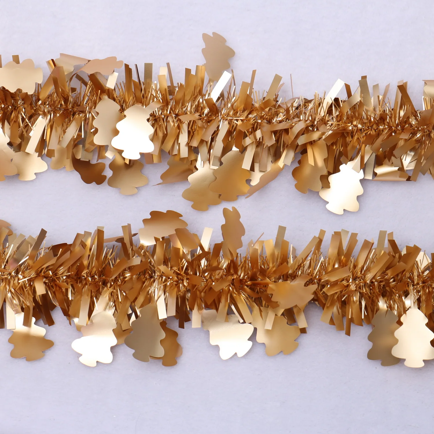 Christmas Ornament PET Tinsel Wreath garland
