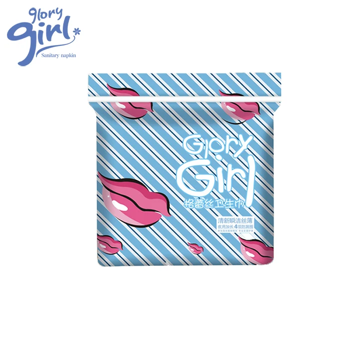 Maxi Overnight Feminine Hygiene Organic Cotton Pad for Menstrual Period