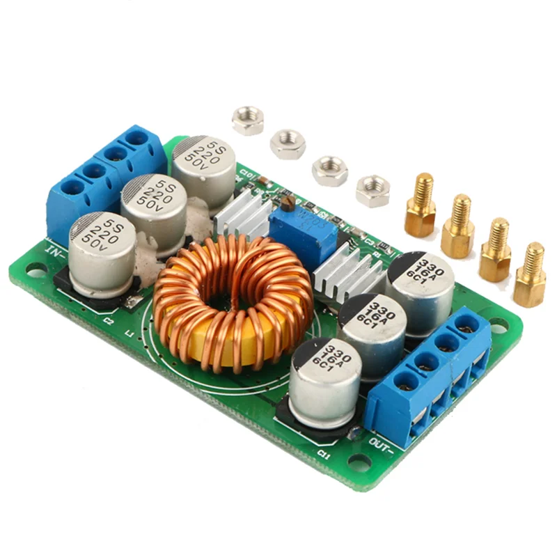 16-40V input 1-12V output DC-DC Step-down module   6A Synchronous rectifying power board