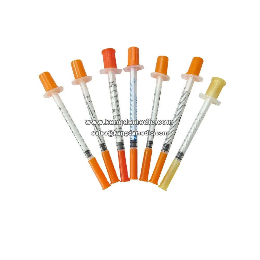 disposable insulin needles and syringes 1ml 0.5ml 0.3ml