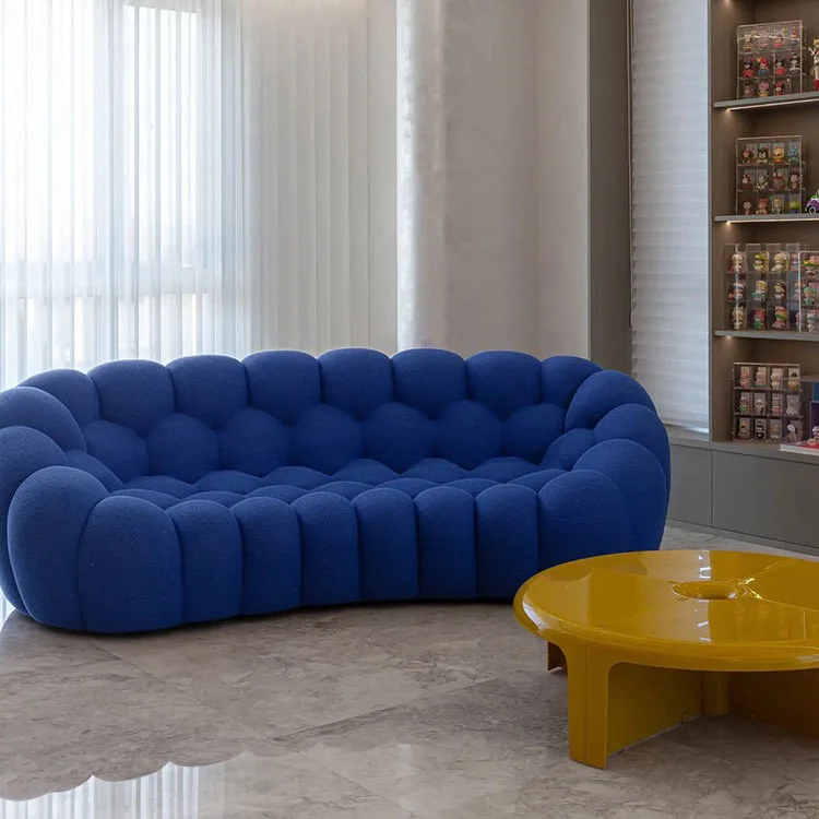 Luxury High Quality Modern Living Room Sets Furniture Home Office Roche Bobois 3 Seater Bubble Sofas