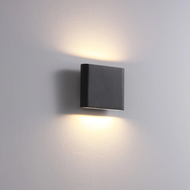 exterior surface mounted wall light decorative ip65 black led outdoor modern outdoor led wall light