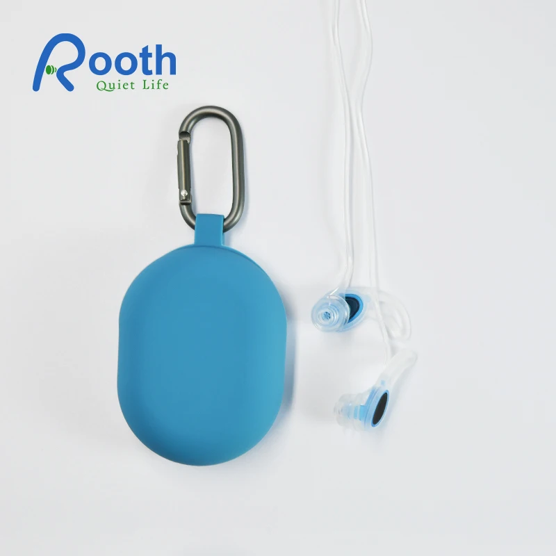 Medical-grade silicone earplugs swimming surf earplugs for waterproof Swim ear plug with cord earplugs for Water Sport