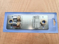 Easy flow shower plate Stainless steel cover faucet plate Panel Assembly for UK market