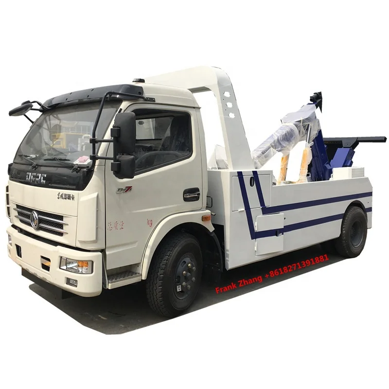 
4x2 5000kg dongfeng small tow truck wrecker 