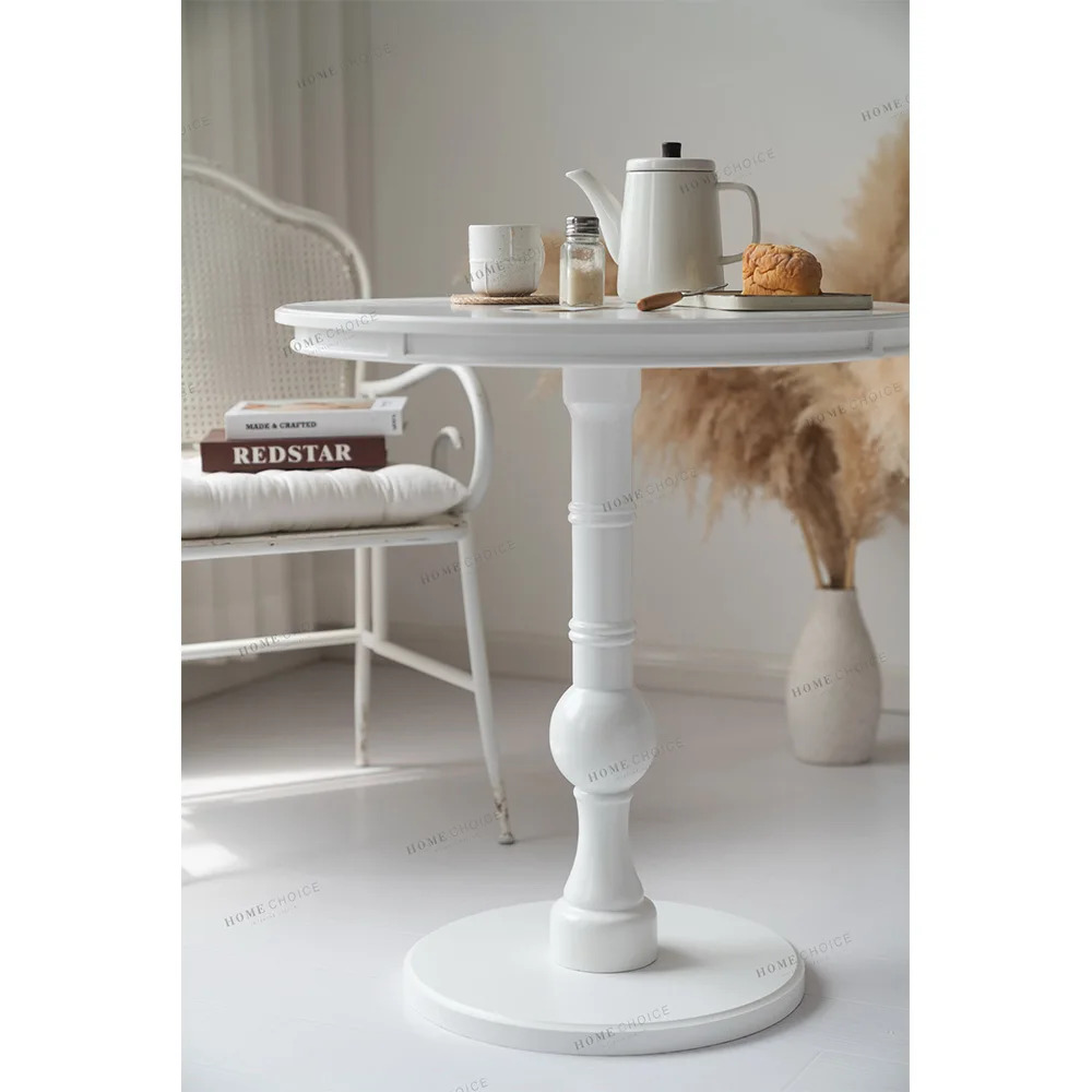 Design Small Sized Modern White MDF Wood Coffee Table Side Table Furniture For Living Room