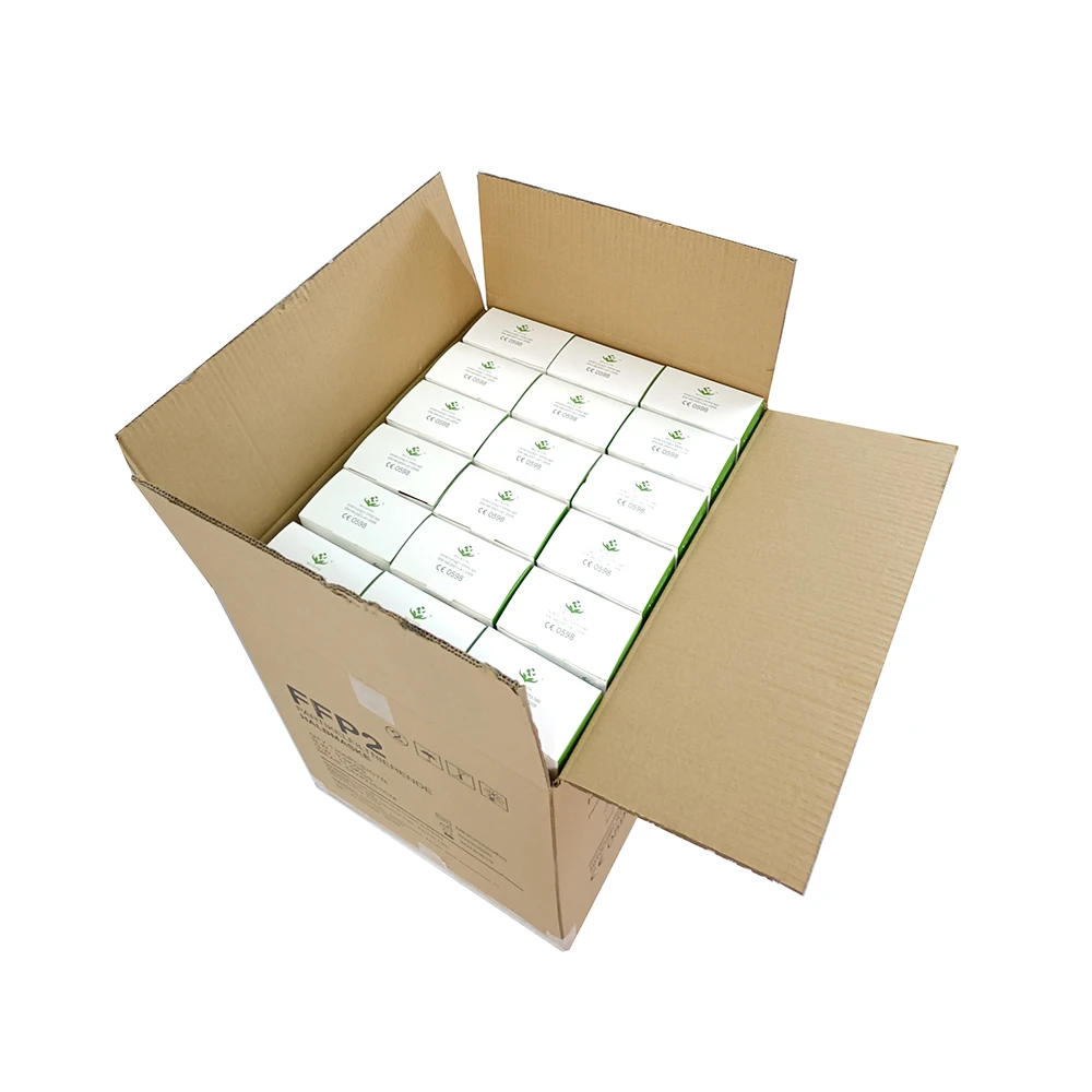 Europe Approved FFP2mask With CE 0598 Certification 20pcs/box Black Mascher Mascarillas EN149 FFP2 Mask