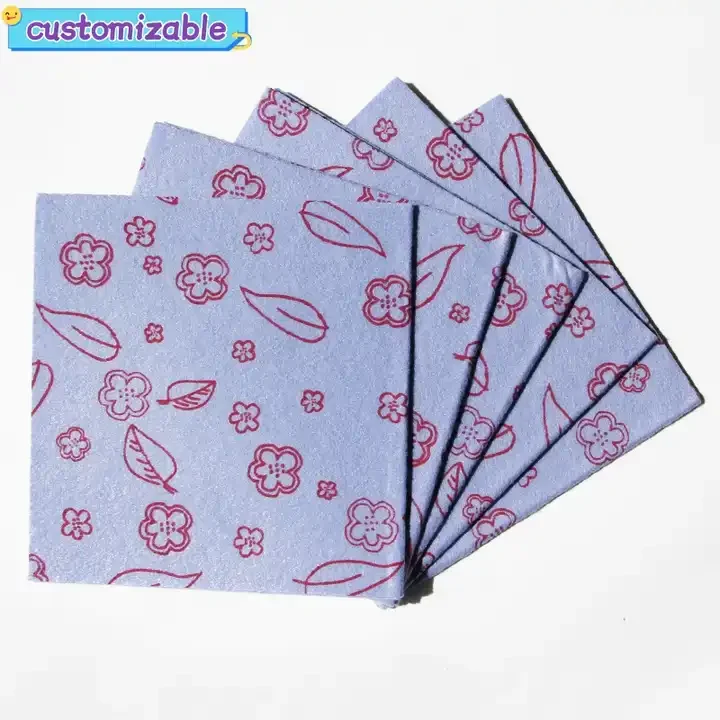 Hot Sale Nonwoven Dishwashing Cloth Rag Cleaning Towel Household Cleaning Water Absorption Oil-free Cleaning Cloth