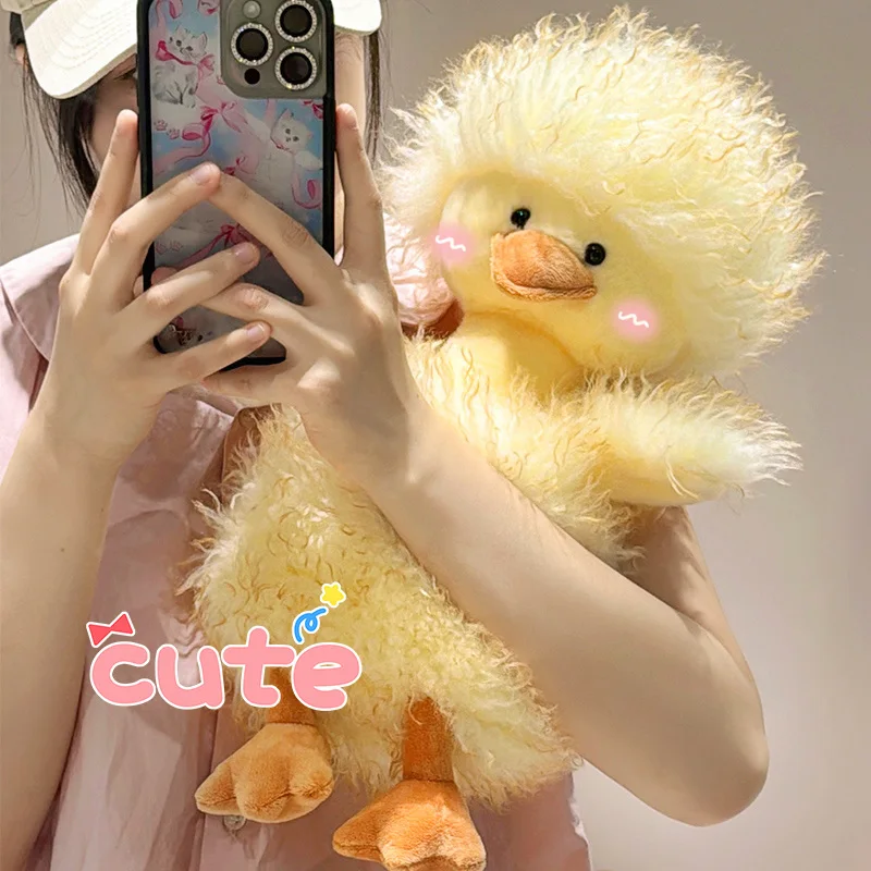 New Product Ideas 2024 Stuffed Animals Toys Hot Sale Low MOQ Duck Plush Toy, Customize Stickers  Duck Toy