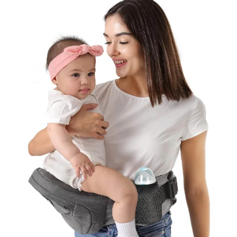 Ergonomic Waist Stool Baby Hip Carrier with Adjustable Waistband for Toddler Child