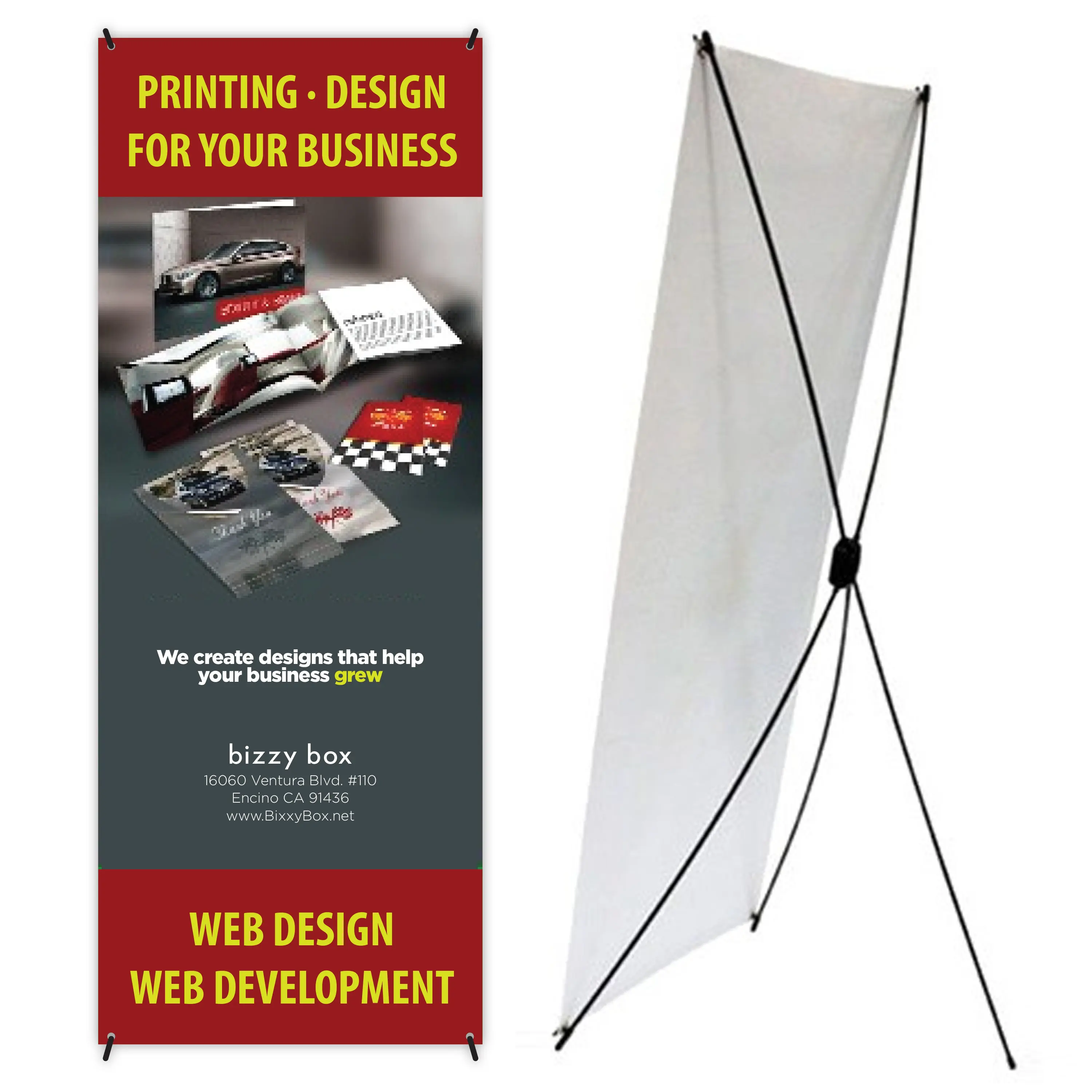 60*160cm 80*180cm custom Size Aluminum/plastic/iron  Horizontal Display X Banner Stand