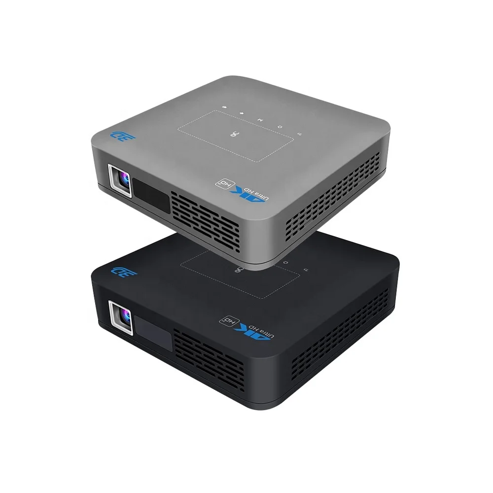 Multiple Interfaces Electric Focus Smart Android IOS Screen Mirroring Mini DLP Projector 3D Home Theater 300 ANSI