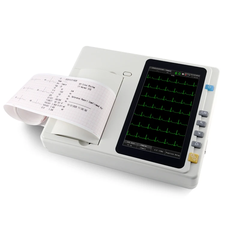 Manufacturer ECG-301 Digital Electrocardiograph EKG 12 lead ECG Machine