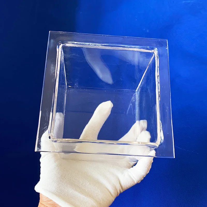 High Quality Clear Quartz Container quartz furnace boats quartz boat for semicomductor