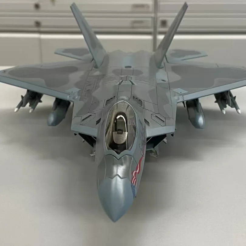 1:72 F22 alloy aircraft model su57 assembled American fighter model T-50 aircraft model