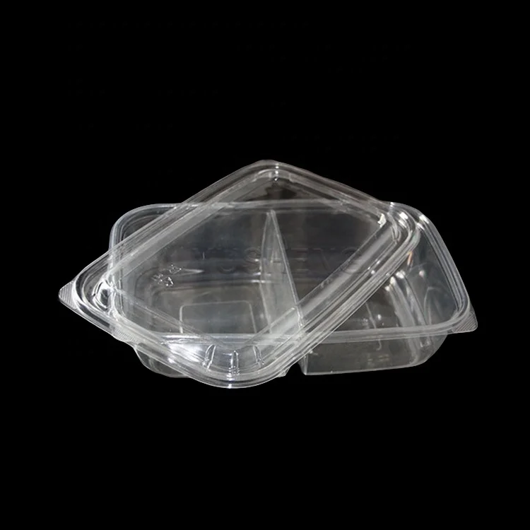 Disposable clear plastic container with lid,plastic tray rectangular