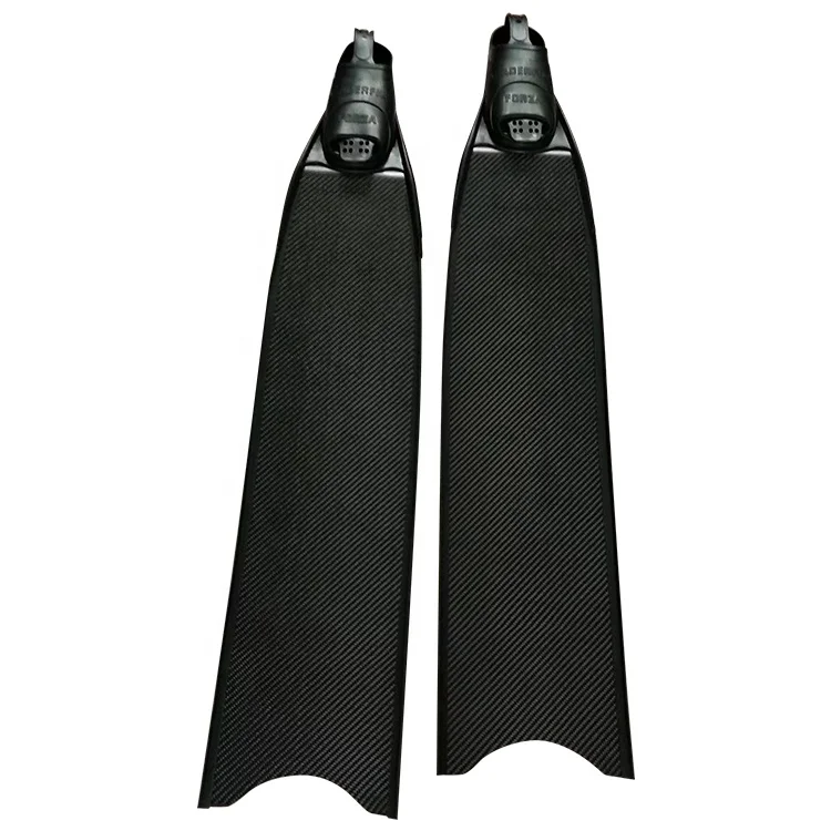 High Quality Carbon Fiber Freediving and Spearfishing Fins Swim Long Flipper