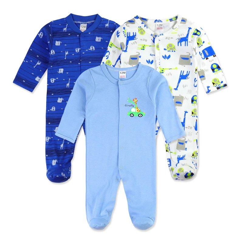 
newborn baby clothes baby summer full baby pajamas clothing with feet 