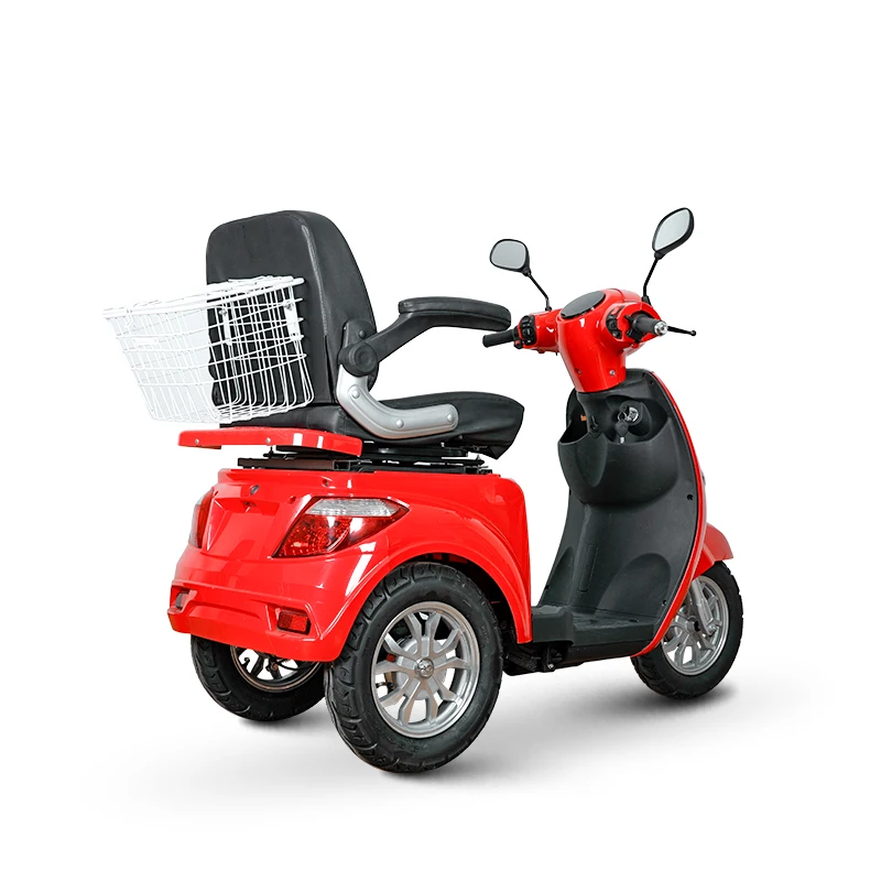 EEC 1000W Old Couple Shopping Bike Disabled Mobility Elderly Assisted Travel Electric Tricycles Two Seats Three Wheels Scooter