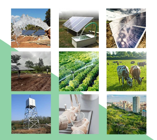 1100w 5 hp 3.8m3/h 123m  windmill solar and pump with wire solar booster submersible water pump for pool