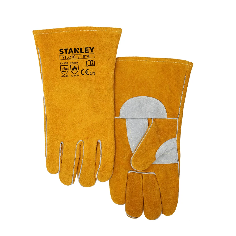 thermal insulation fireproof  abrasion resistance  industrial safety work gloves  Hand Protection Cowhide Welding Gloves