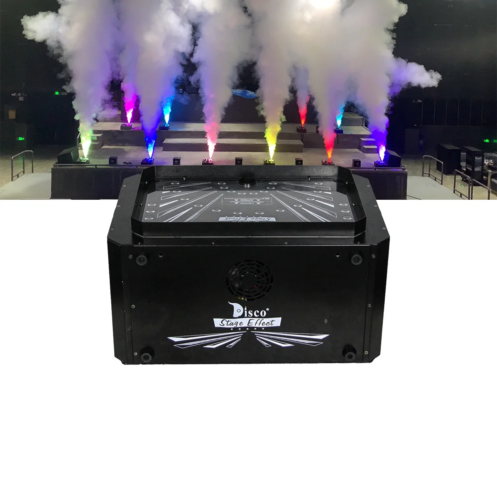 DMX Strong 3000w Led Vertical Smoke Machine  Bar cleaning wedding stage cigarette machine performance props spray machine