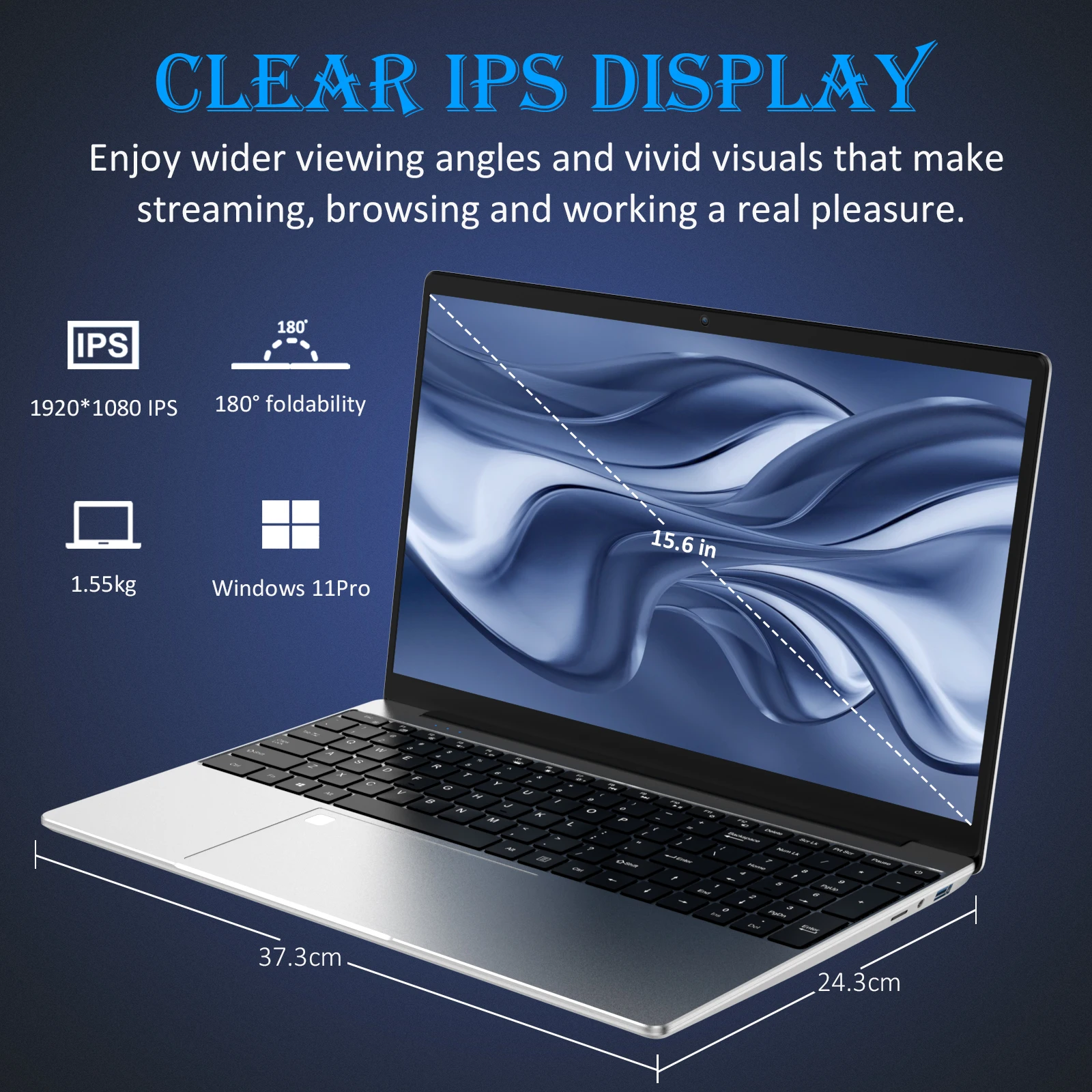 Gaming Laptop 15.6 Inch Fingerprint Backlight Keyboard Intel Computer New Slim  with 8GB/16GB RAM 256GB/512GB/1TB SSD