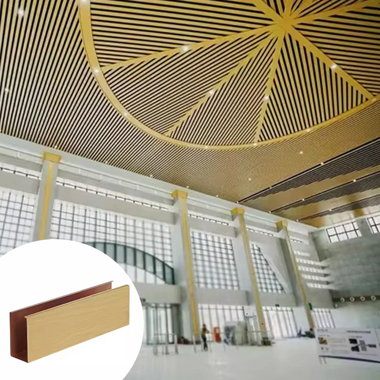 Factory Supply Different Sizes Bar Shape Aluminum Metal Board False Ceiling Plate Cladding