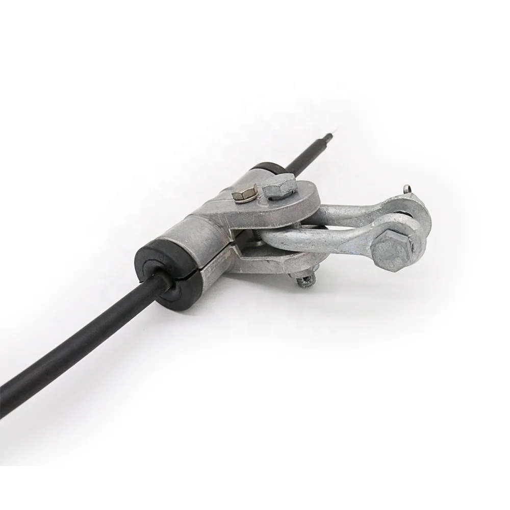 ADSS Short Span Tangent Suspension Clamp with Aluminum Housing Clamp Suspension Set for 100 Span ADSS/OPGW Power Accessories